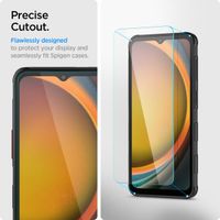 Spigen GLAStR EZ Fit Screenprotector 2 Pack + Applicator Samsung Galaxy Xcover 7 Pro