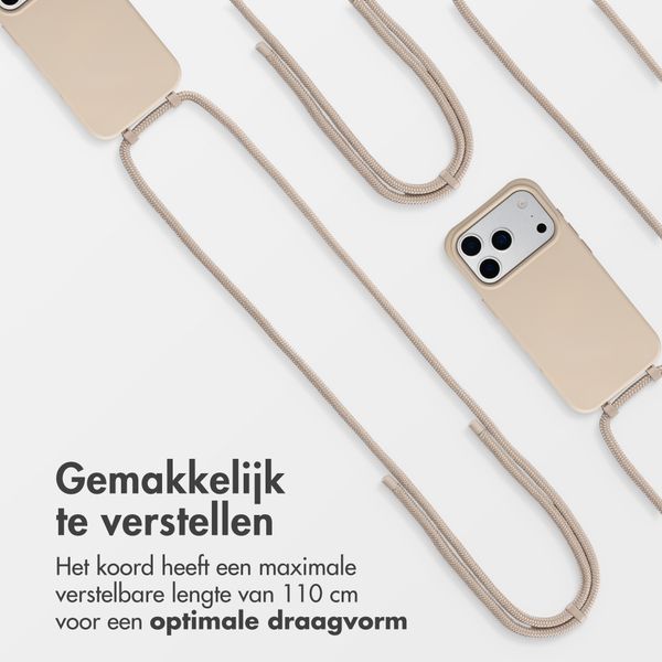 imoshion Color Backcover met afneembaar koord met MagSafe Apple iPhone 17 Pro - Nude
