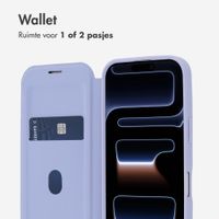 imoshion Transparante Bookcase met MagSafe Apple iPhone 17 Pro - Lila