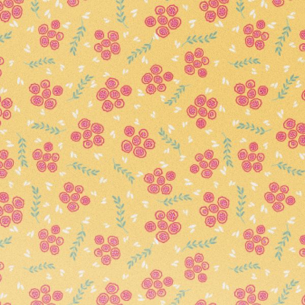 imoshion  Design hoesje iPhone 12 (Pro) - Sunny Yellow Petite Flowers