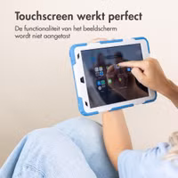 imoshion Rugged Kidsproof Backcover Apple iPad 6 (2018) 9.7 inch / iPad 5 (2017) 9.7 inch / Air 2 (2014)/Air 1 (2013) - Blauw