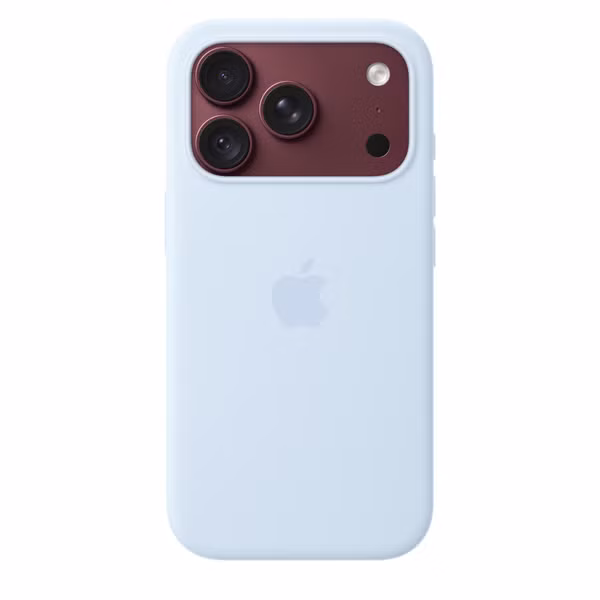 Apple Siliconenhoesje met MagSafe Apple iPhone 18 Pro - Crisp Blue