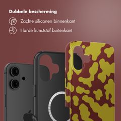 Selencia Vivid Backcover met MagSafe Apple iPhone 16 - Moo'd Olive Dust