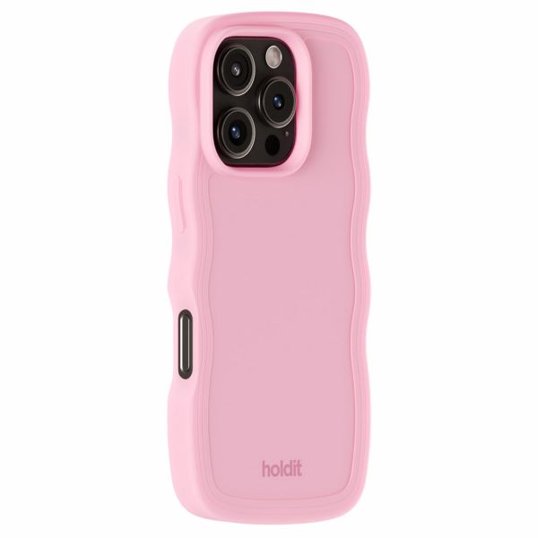 Holdit Wavy Case Apple iPhone 16 Pro - Pink