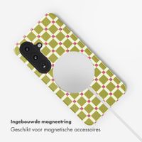 Selencia Vivid Backcover met MagSafe Samsung Galaxy S26 - Check This Olive