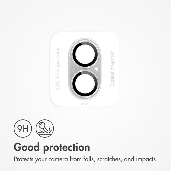 imoshion Camera Protector Glass 2-pack Apple iPhone 17 - Silver
