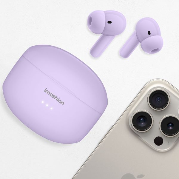 imoshion Aura Pro Draadloze In-ear Oordopjes - Active Noise Cancelling (ANC) - Lavender Lilac