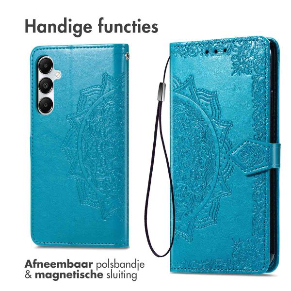 imoshion Mandala Bookcase Samsung Galaxy A55 - Turquoise