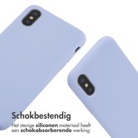 imoshion Siliconen hoesje met koord iPhone X / Xs - Paars