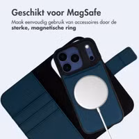 imoshion Uitneembare 2-in-1 Luxe Bookcase Apple iPhone 17 Pro - Blauw