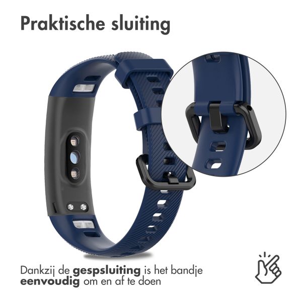 imoshion Siliconen bandje Honor Band 4 - Donkerblauw