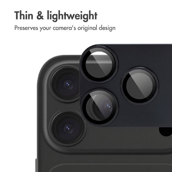 imoshion Camera Protector Glass 2-pack Apple iPhone 18 Pro / 17 Pro - Black