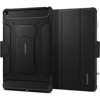 Spigen Rugged Armor Pro Bookcase Apple iPad 9 (2021) 10.2 inch / iPad 8 (2020) 10.2 inch / iPad 7 (2019) 10.2 inch - Zwart