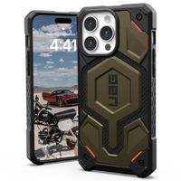 UAG Monarch Pro Backcover Apple iPhone 15 Pro Max - Kevlar Element Green
