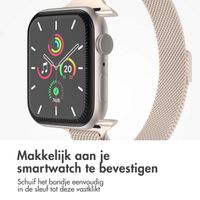 imoshion Slim Milanees bandje Apple Watch Series 1 t/m 9 / SE (38/40/41 mm) | Series 10 / 11 (42 mm) - Starlight