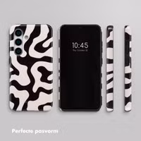 Selencia Vivid Backcover Samsung Galaxy S25 Plus - Art Wave Black
