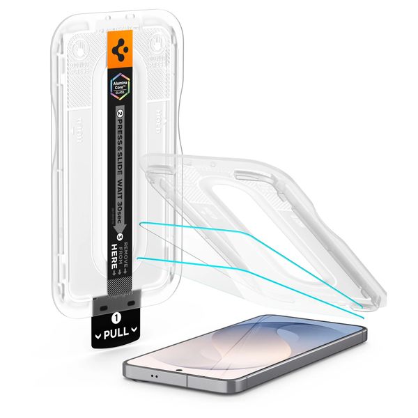 Spigen EZ Fit Glas.tR met Applicator - 1 pack Samsung Galaxy S26 FE