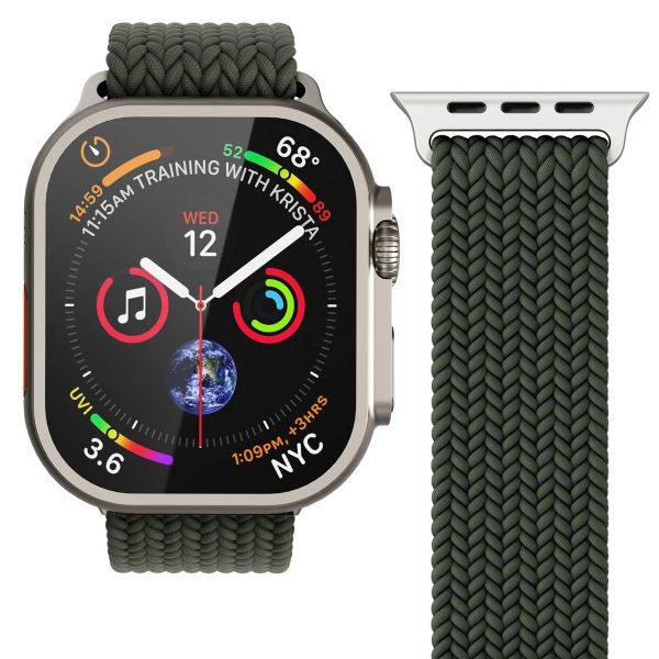 Vonmählen Woven Loop bandje Apple Watch | 38/40/41/42 mm - Olive