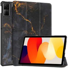 imoshion Design Trifold Bookcase Xiaomi Redmi Pad SE - Black Marble