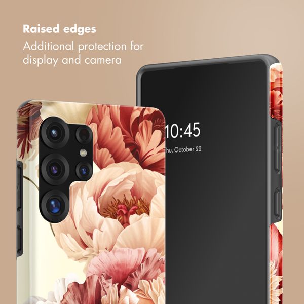 Selencia Vivid Back Cover with MagSafe Samsung Galaxy S26 - Vintage Peony