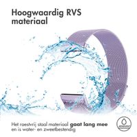 imoshion Milanees magnetisch bandje Fitbit Versa 3 - Maat S - Paars