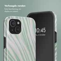 Selencia Vivid Backcover met MagSafe Apple iPhone 15 - Nature Grayed Jade