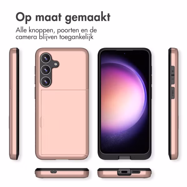 imoshion Backcover met pasjeshouder Samsung Galaxy S24 - Rosé Goud