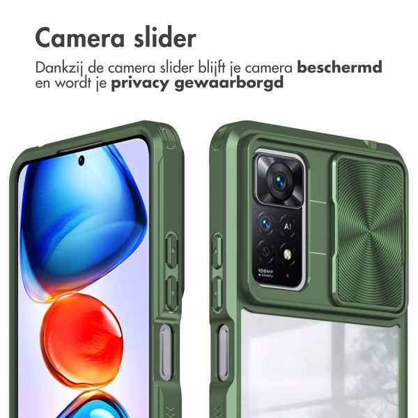 imoshion Camslider Backcover Xiaomi Redmi Note 11 Pro - Donkergroen