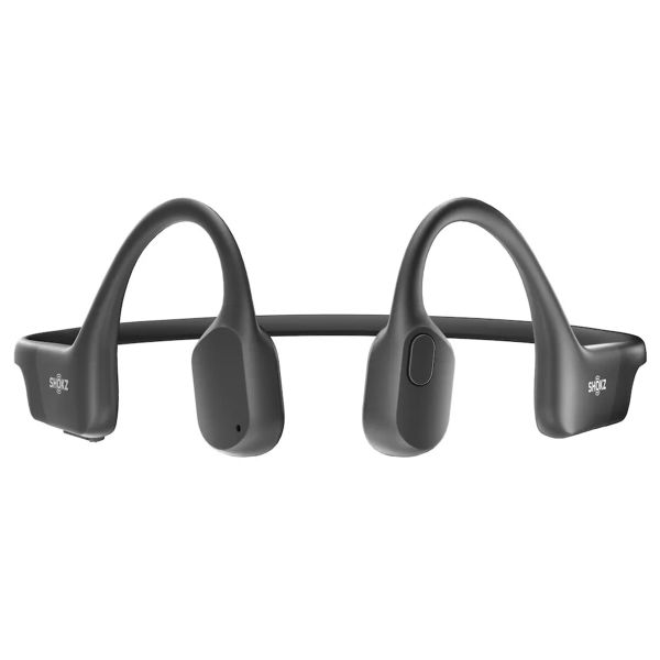 Shokz OpenRun - Standaard maat - Open-Ear draadloze oordopjes - Bone conduction - Black