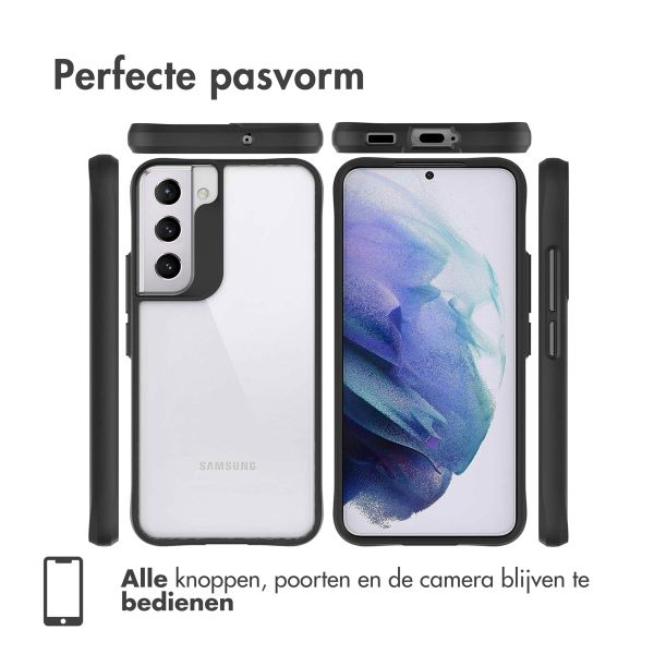 imoshion Rugged Hybrid Case Samsung Galaxy S22 - Zwart