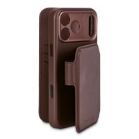 Decoded 2 in 1 Leather Detachable Wallet MagSafe Apple iPhone 17 Pro Max - Chocolate Brown