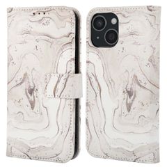 imoshion Design Bookcase iPhone 15 - Sandy Marble