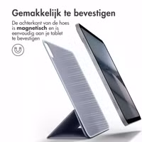 imoshion Magnetic Bookcase Apple iPad Pro 12.9 (2022) / Pro 12.9 (2021) / Pro 12.9 (2020) - Lavender