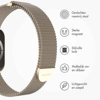 imoshion Milanees magnetisch bandje Apple Watch Series 1-9 / SE - 38/40/41 mm / Series 10 - 42 mm - Maat S - Sterrenlicht