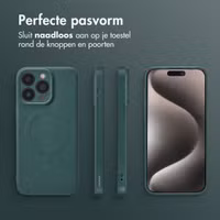 imoshion Color Backcover met MagSafe Apple iPhone 15 Pro Max - Donkergroen