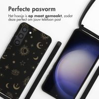 imoshion Siliconen design hoesje met koord Samsung Galaxy S23 Plus - Sky Black