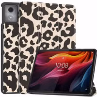 imoshion Design Trifold Bookcase Lenovo Tab K11 Plus - Leopard