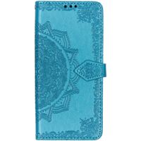 Mandala Bookcase Motorola One Vision - Turquoise