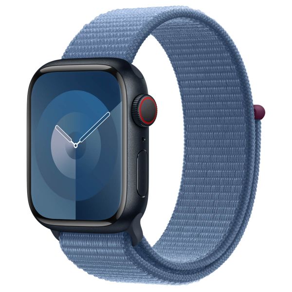 Apple Sport Loop Band Apple Watch Series 1 t/m 9 / SE (38/40/41 mm) | Series 10 (42 mm) - Winter Blue