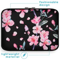 imoshion Universele Design Sleeve 13 inch - Blossom Watercolor Black