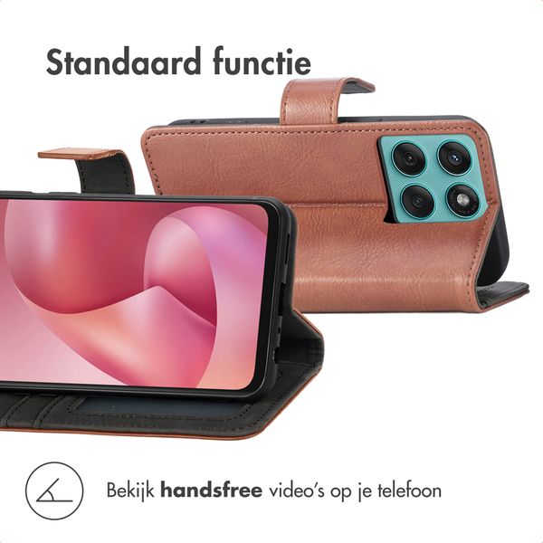 imoshion Luxe Bookcase Motorola Moto G57 Power - Bruin