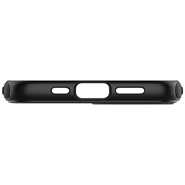 Spigen MagSafe Armor Backcover iPhone 12 (Pro) - Zwart