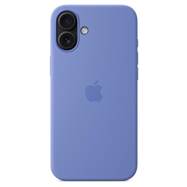 Apple Silicone Backcover MagSafe Apple iPhone 16 Plus - Periwinkle