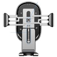 Baseus Wireless Car Charger Gravity Car Mount - Telefoonhouder auto - Draadloze oplader - Dashboard - Zwart