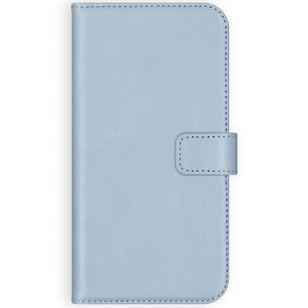 Selencia Echt Leren Bookcase Samsung Galaxy S21 Plus - Air Blue