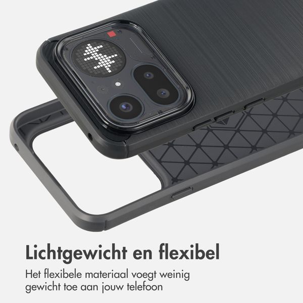 imoshion Brushed Backcover Nothing Phone (4a) Pro - Zwart