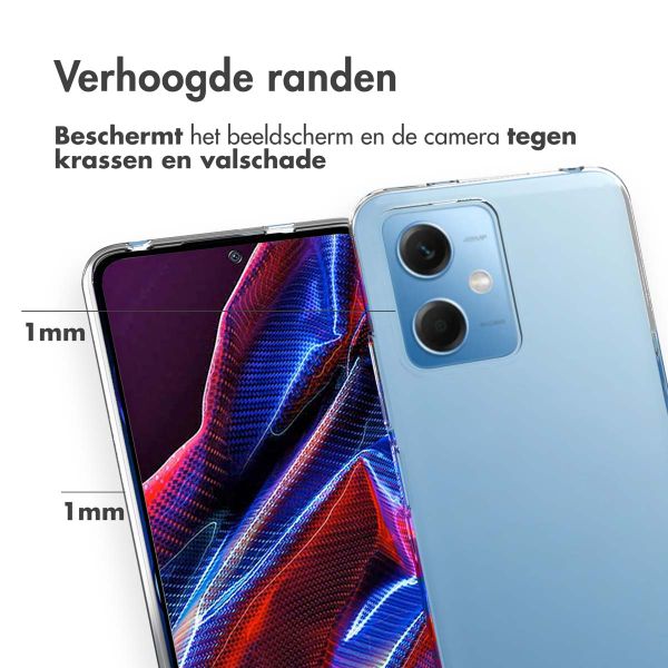 Accezz Clear Backcover Xiaomi Poco X5 5G - Transparant