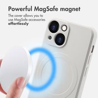 imoshion Colour Back Cover with MagSafe Apple iPhone 13 Mini - Beige