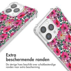 imoshion Design hoesje met koord Apple iPhone 13 Pro - Flower Water