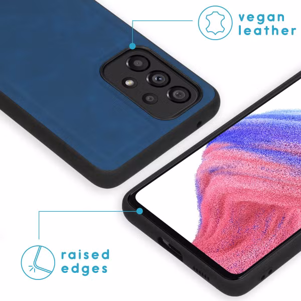 imoshion Uitneembare 2-in-1 Luxe Bookcase Samsung Galaxy A53 - Blauw